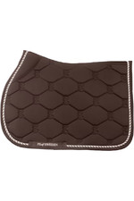 2022 PS Of Sweden Signature Cotton Jump Saddle Pad 1110-026 - Coffee